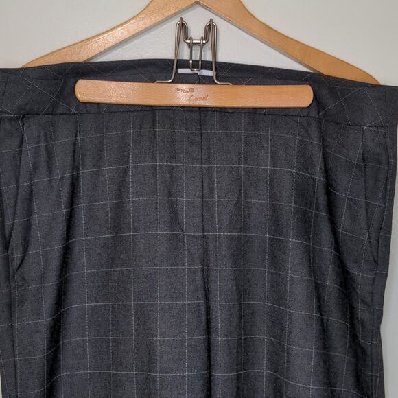 J. Jill windowpane plaid ponte trousers 167891 - Picture 2 of 6